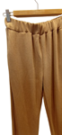 Pantalón palazzo de punto, para mujer beige