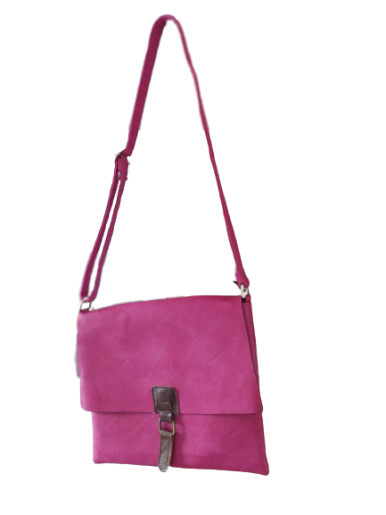 Bolso en bandolera, estilo messenger tacto suave