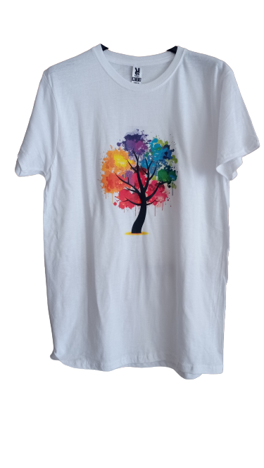 Camiseta de algodon Arbol de la Vida