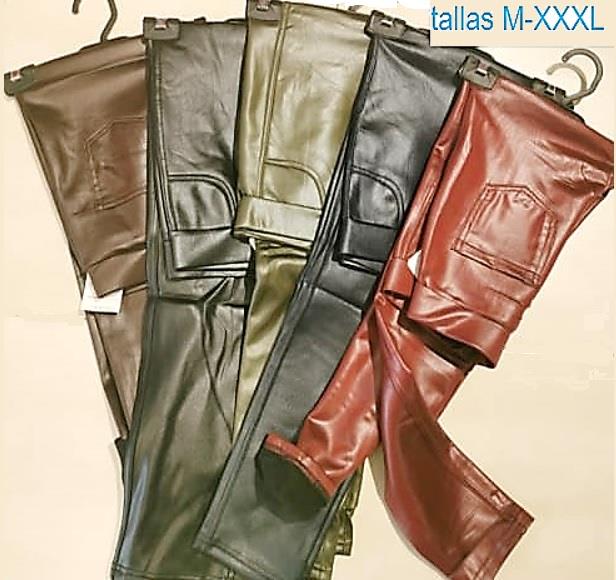 Pantalon 2025 polipiel granate